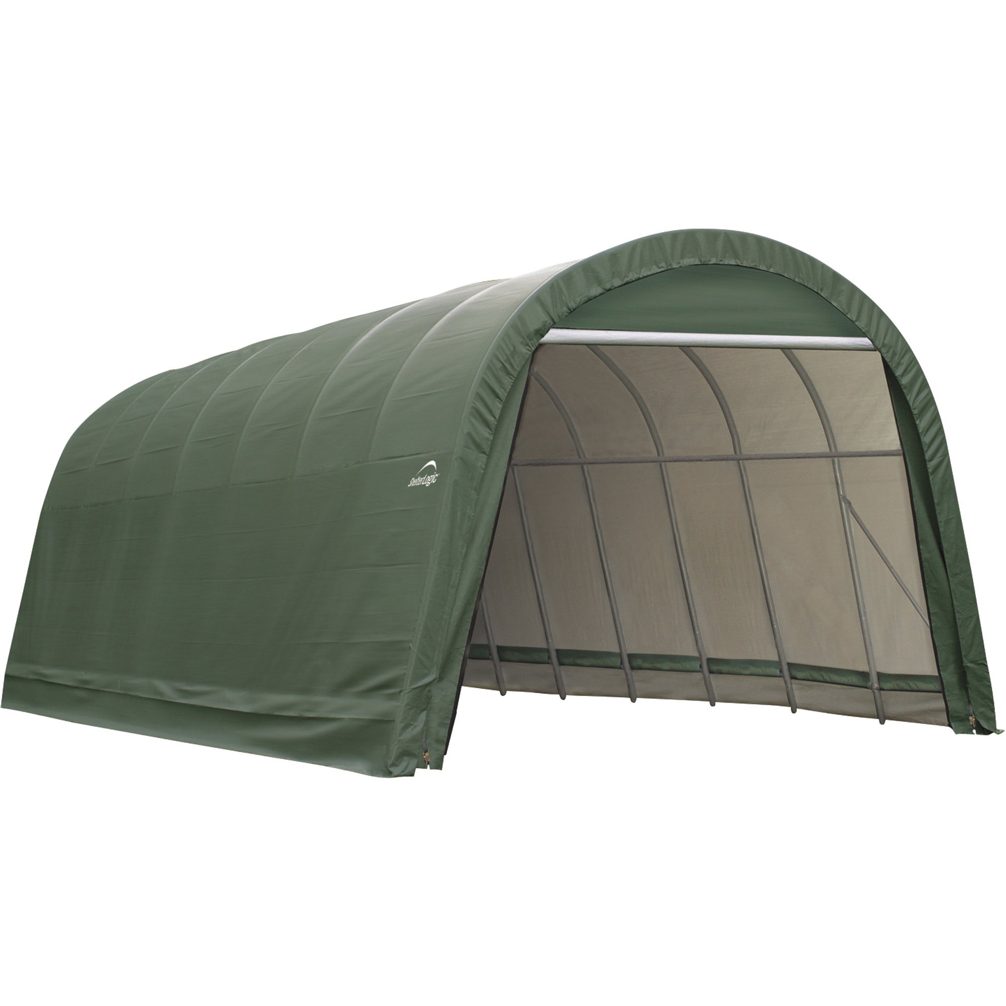 ShelterLogic 14-Ft.W Round-Style Instant Garage/Shelter — 20ft.L x 14ft.W x 12ft.H, 2 3/8in. Frame